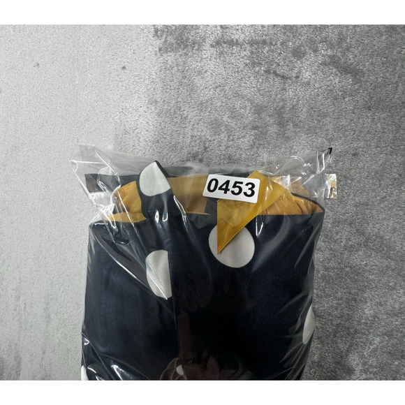 Dressbarn Dress Womens‎ 10 Navy Blue White Polka Dot Classic Pin Up Rockabilly - Picture 9 of 9